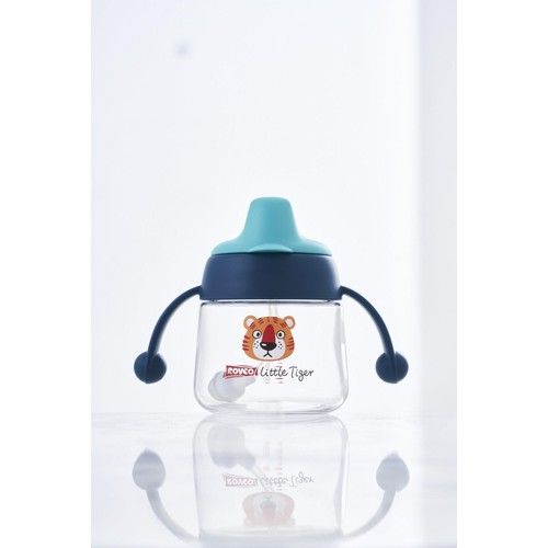 Rovco -Akıllı Pipet Toplu Alıştırma Bardağı Pipetli 180 ml Little Lion Little Tiger-2renk B1042 Lacivert
