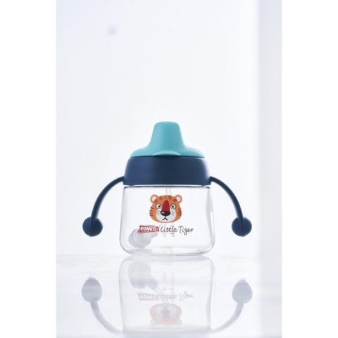 Rovco -Akıllı Pipet Toplu Alıştırma Bardağı Pipetli 180 ml Little Lion Little Tiger-2renk B1042 Lacivert