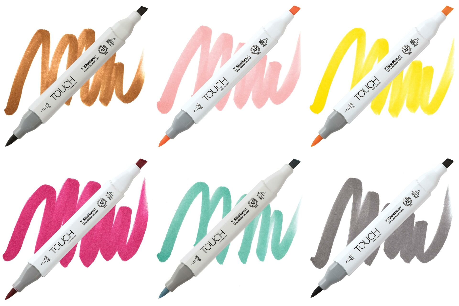 Touch Promarker Kalem Set2 6 Renk