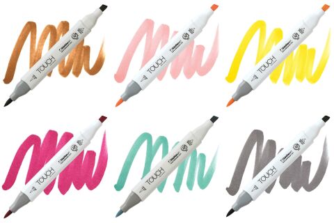 Touch Promarker Kalem Set2 6 Renk