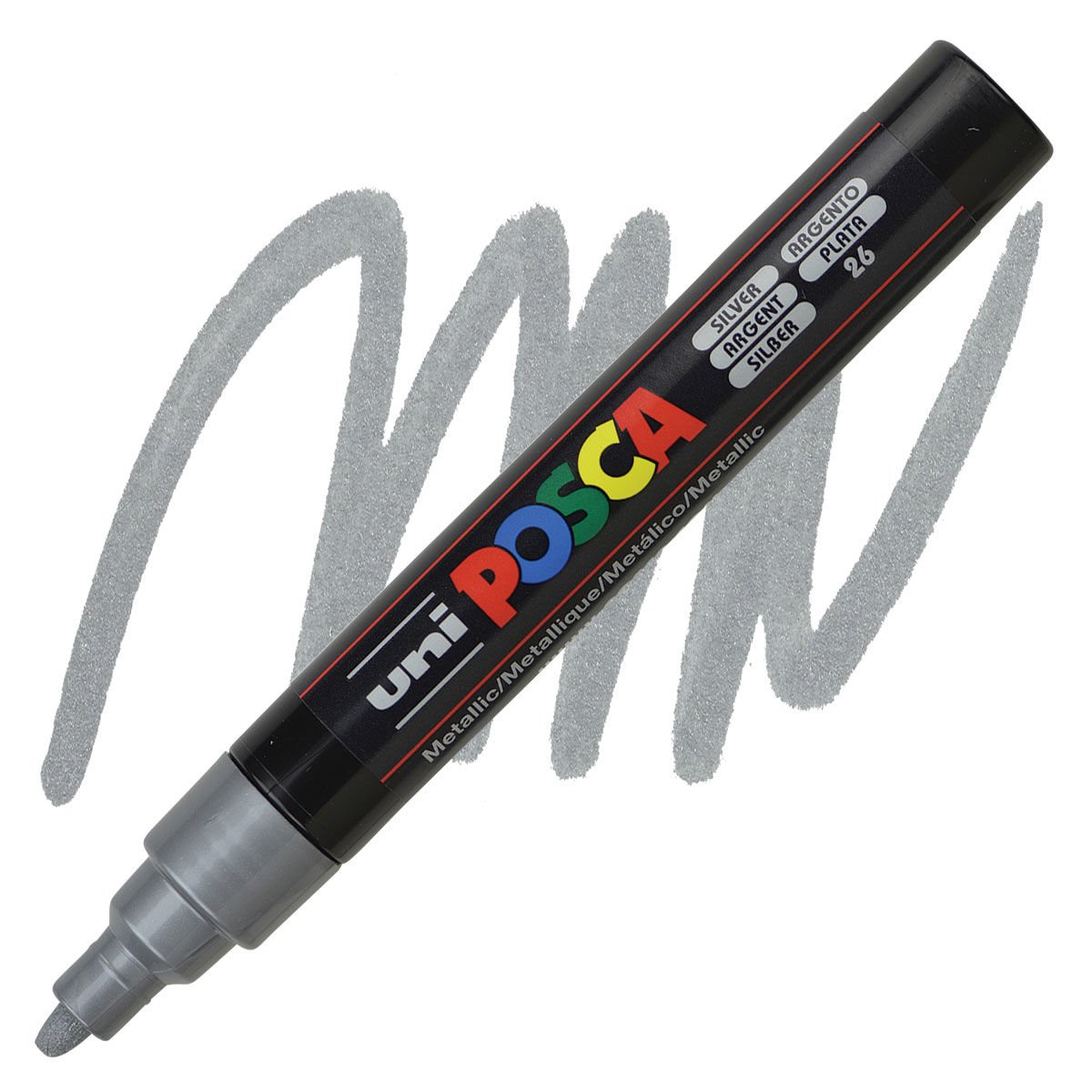 Uni Posca 1.8-2.5 Su Bazlı Poster Markörü Gümüş (Silver)PC-5M
