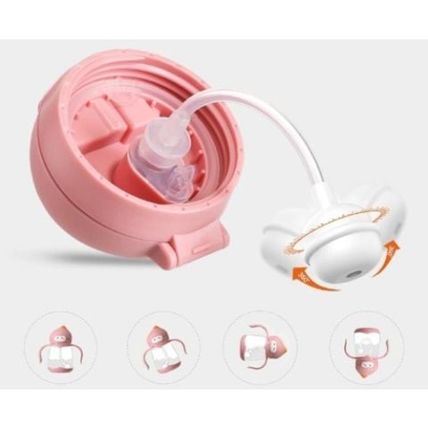 Rovco Tritan Pipetli Su Matarası 300ML B1044 Turuncu