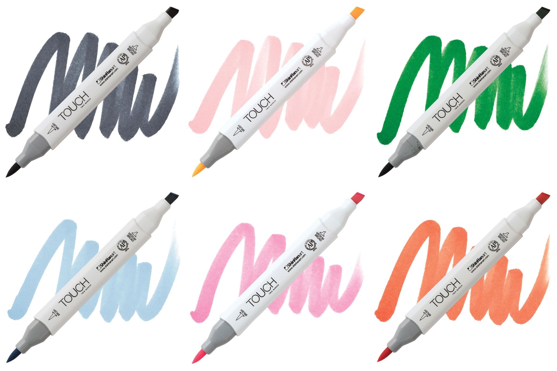 Touch Promarker Kalem Set3 6 Renk