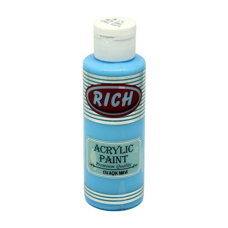 Rich Akrilik Boya 130 CC AÇIK MAVİ