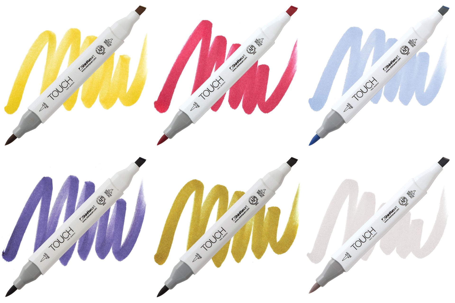Touch Promarker Kalem Set4 6 Renk