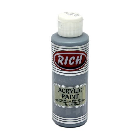 Rich Akrilik Boya 130 CC GRİ MAVİ