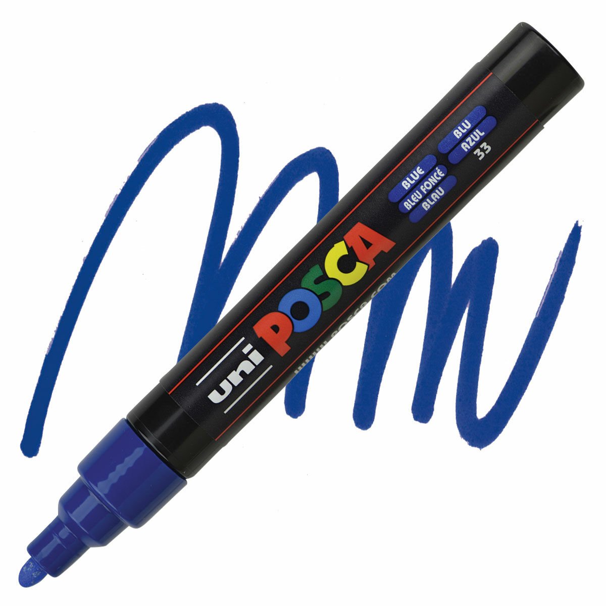 Uni Posca 1.8-2.5 Su Bazlı Poster Markörü Mavi (Blue)PC-5M