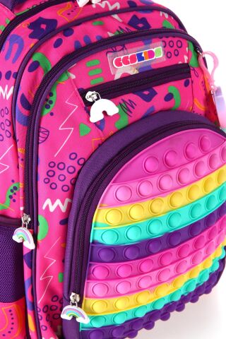Young 51718 Okul ve Sırt Çantası + Beslenme Çantası Fuchsia/Purple