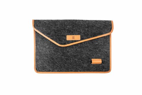 Önder Minbag Aba Keçe Taba Siyah Laptop Çantası