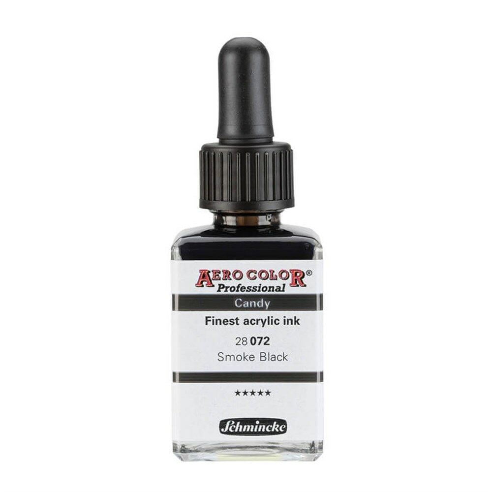 Schmincke Aero Color Airbrush Akrilik Mürekkep 28ml 702 Black