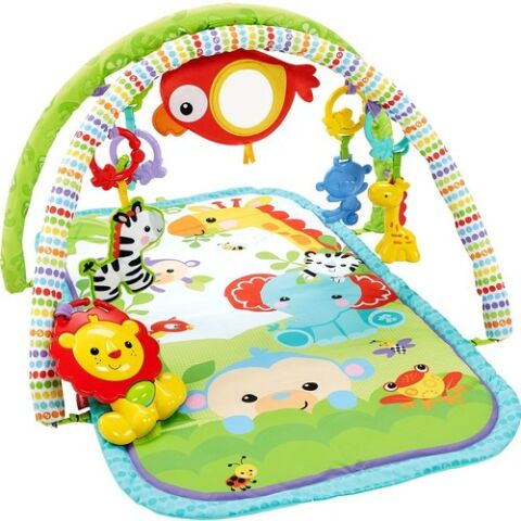 Fisher-Price Yağmur Ormanı Üçü Bir Arada Jimnastik Merkezi, Müzikli Aslanlı CHP85