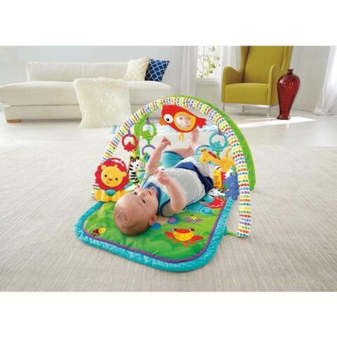 Fisher-Price Yağmur Ormanı Üçü Bir Arada Jimnastik Merkezi, Müzikli Aslanlı CHP85