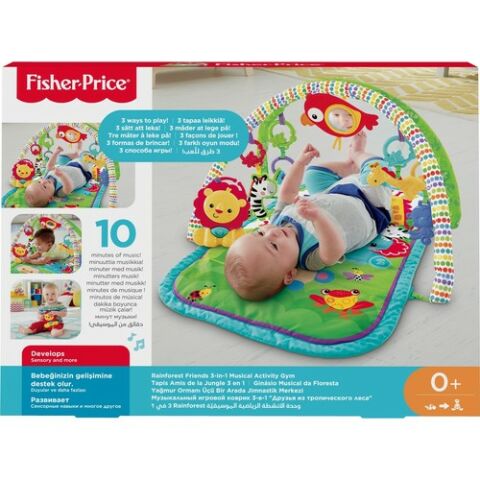 Fisher-Price Yağmur Ormanı Üçü Bir Arada Jimnastik Merkezi, Müzikli Aslanlı CHP85