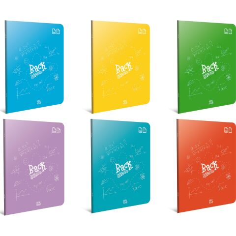 Gıpta Eco Back Plastik Kapak A4 60 Yaprak Kareli Ciltli Defter