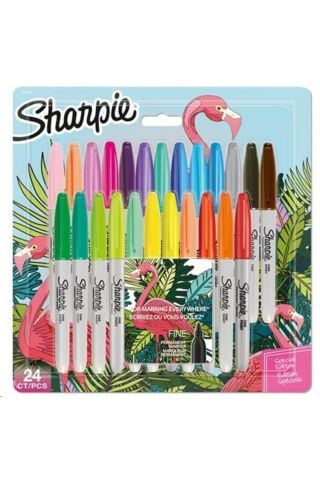 Permanent Marker Set Fine 24'lü Flamingo