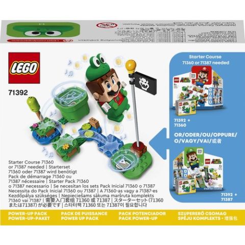 LEGO® Super Mario™ Kurbağalı Mario Kostümü 71392 - Yaratıcı Çocuklar için Koleksiyonluk Oyuncak Yapım Seti (11 Parça)