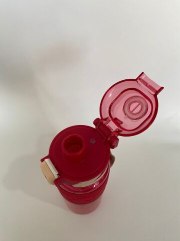 VagonLife TKK Pipetli Tritan Matara T-1019 600 ml Pembe