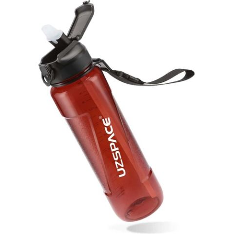 Vagon Li̇fe 6057 Uzspace 1000ML Tritan Pipetli Matara Kırmızı