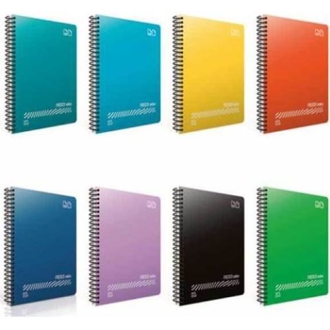 Gıpta Fresco Notes  Eco Plastik Kapak A4 60 Yaprak Çizgili Spiralli Defter
