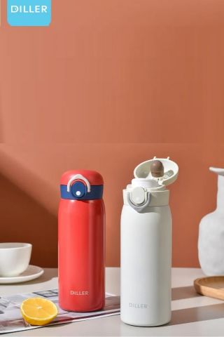 Diller 8925 480ml Paslanmaz Çelik Termos lacivert 6saat Sıcak/soğuk Tutma Süresi