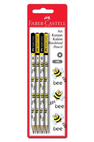 Faber-Castell Kurşun Kalem 4'lü Arı 4'lü Set