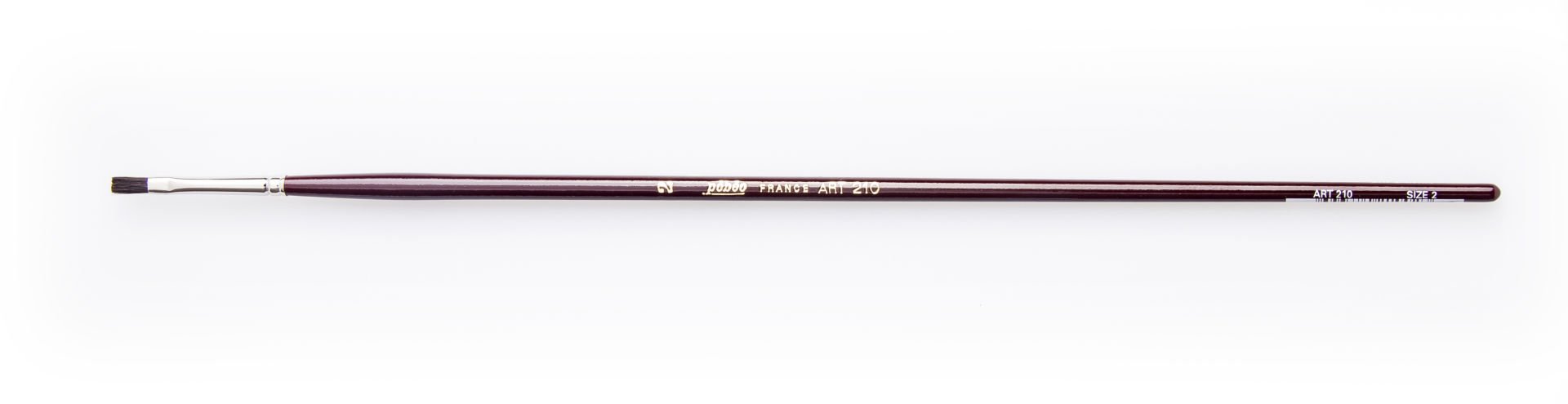 Pebeo Art 210 Seri Yağlı Boya Fırçası - Yassı Samur Kıl No: 2