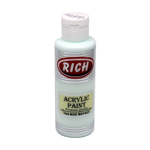 Rich Akrilik Boya 130 CC BUZ BEYAZI