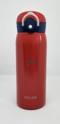 Diller 8925 480ml Paslanmaz Çelik Termos kırmızı 6saat Sıcak/soğuk Tutma Süresi
