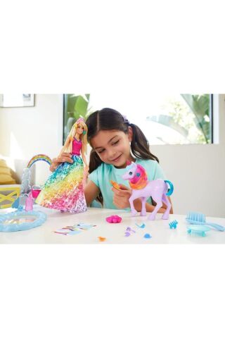 Barbie Dreamtopia Bebek ve Tek Boynuzlu At Gtg01 Lisanslı Ürün