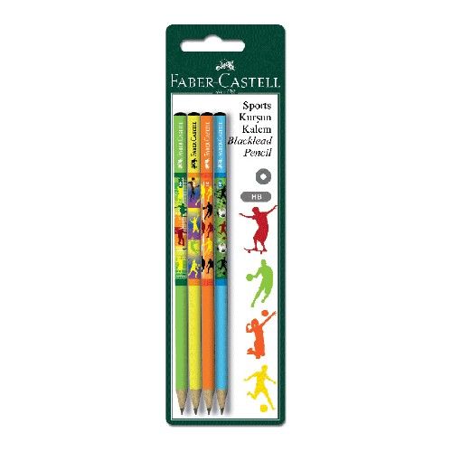Faber-Castell Kurşun Kalem Sports 4'lü Set