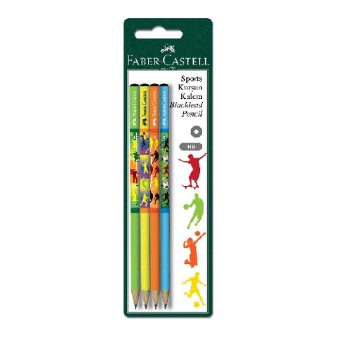 Faber-Castell Kurşun Kalem Sports 4'lü Set