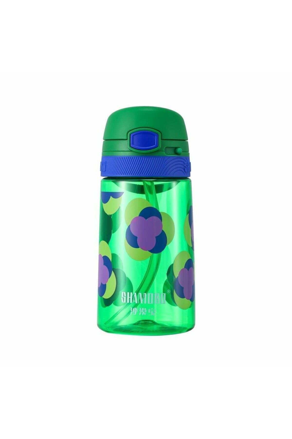 Tritan Pipetli Çocuk Matarası 350ml Yeşil