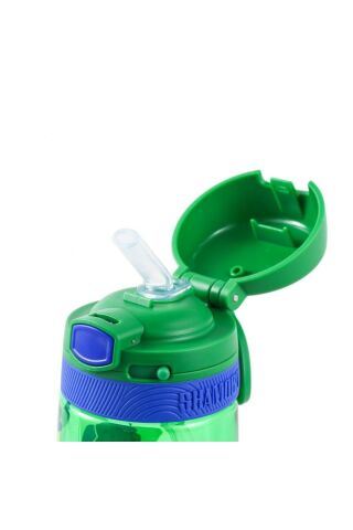 Tritan Pipetli Çocuk Matarası 350ml Yeşil