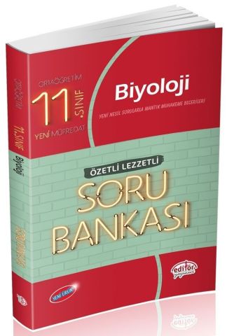 Editör Yayınları 11. Sınıf Biyoloji Özetli Lezzetli Soru Bankası
