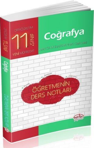 Editör Yayınları 11. Sınıf Coğrafya Öğretmenin Ders Notları