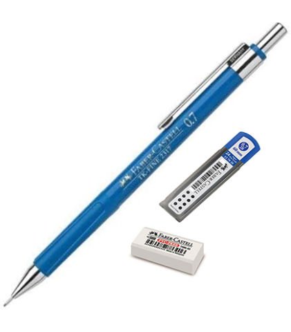 Faber Castell TK Fine Mekanik Kurşun Kalem Seti Lacivert 0.7