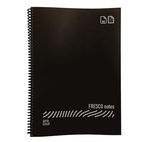 Gıpta Fresco A4 Plastik kapak 60 Yaprak Kareli Spiralli Defter
