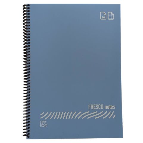 Gıpta Fresco A4 Plastik kapak 60 Yaprak Kareli Spiralli Defter