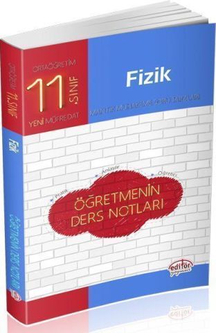 Editör Yayınları 11. Sınıf Fizik Öğretmenin Ders Notları