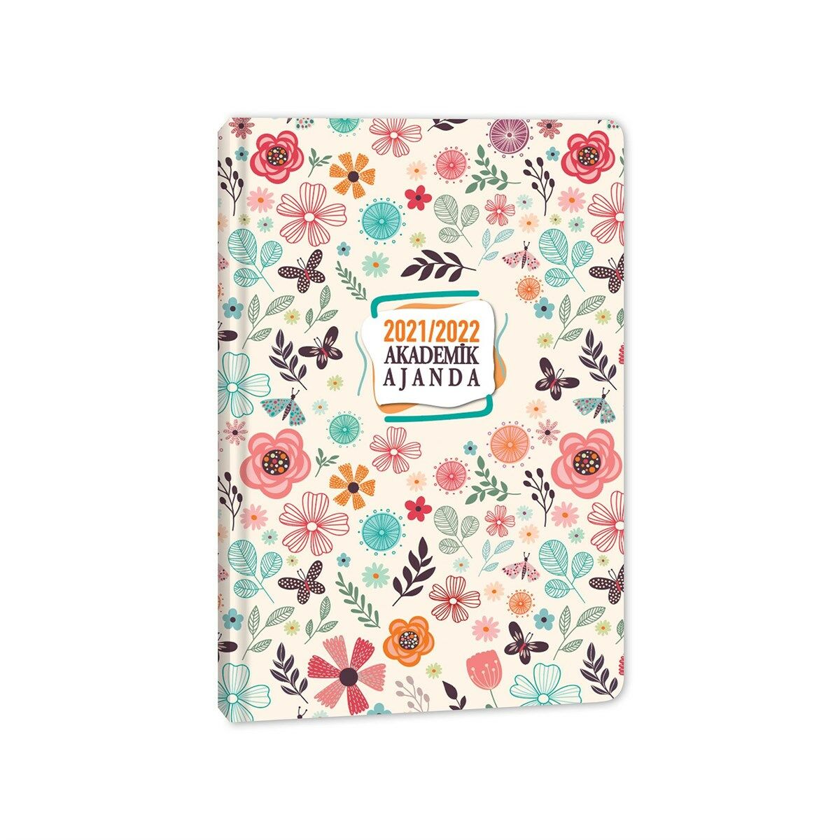 Keskin Color 17x24 Ciltli Akademik Ajanda Floral