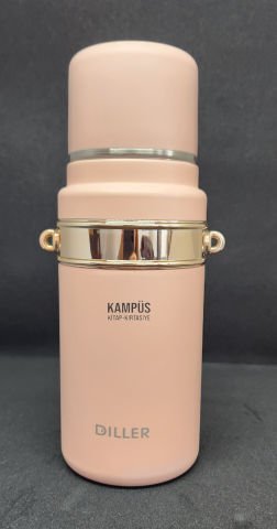 Diller 9061 550ml Paslanmaz Çelik Termos Pudra 6saat Sıcak/soğuk Tutma Süresi
