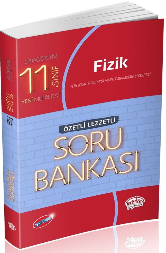 Editör Yayınları 11. Sınıf Fizik Özetli Lezzetli Soru Bankası