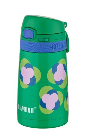 Çocuk 350 Ml Pipetli Paslanmaz Çelik Termos Bpa Içermez Yeşil