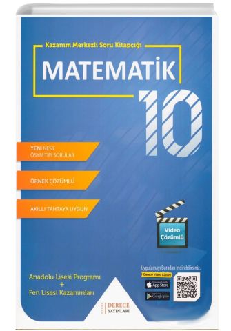 Sonuç Derece Yayınları 10. Sınıf Matematik Kazanım Merkezli Soru Bankası Seti
