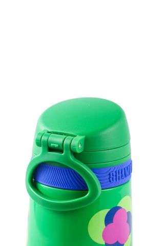 Çocuk 350 Ml Pipetli Paslanmaz Çelik Termos Bpa İçermez Turkuaz