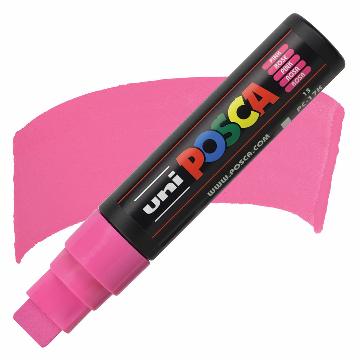 Uni Posca 15mm Su Bazlı Poster Markörü Pembe (Pink) PC-17K