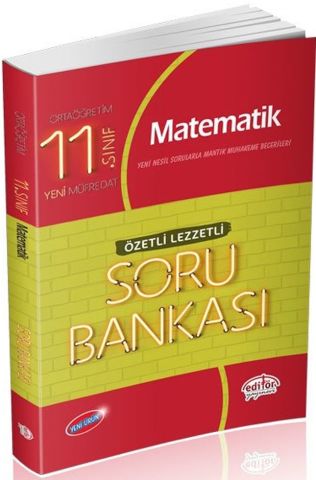 Editör Yayınları 11. Sınıf Matematik Özetli Lezzetli Soru Bankası