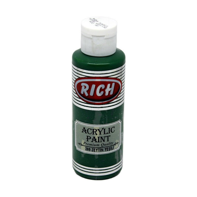 Rich Akrilik Boya 130 CC ZEYTİN YEŞİLİ