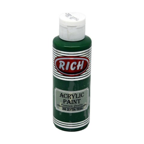 Rich Akrilik Boya 130 CC ZEYTİN YEŞİLİ