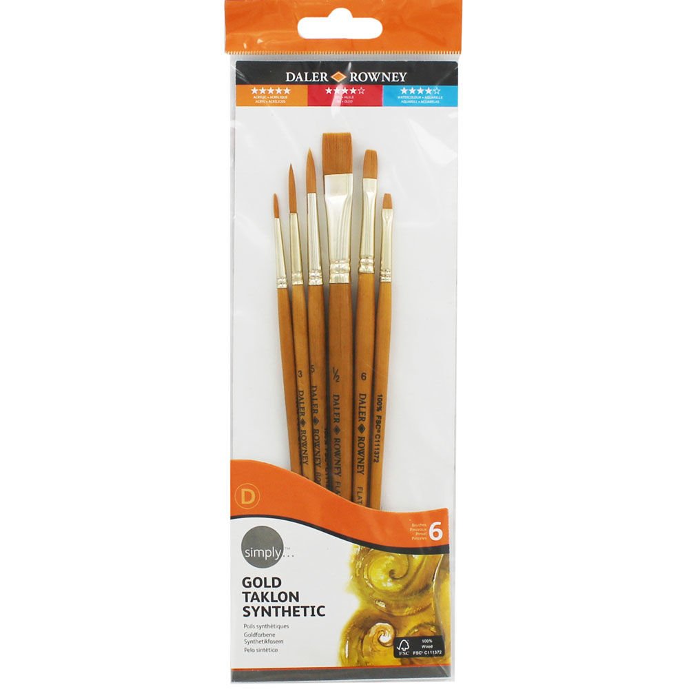 Daler Rowney Fırça Seti 6'lı